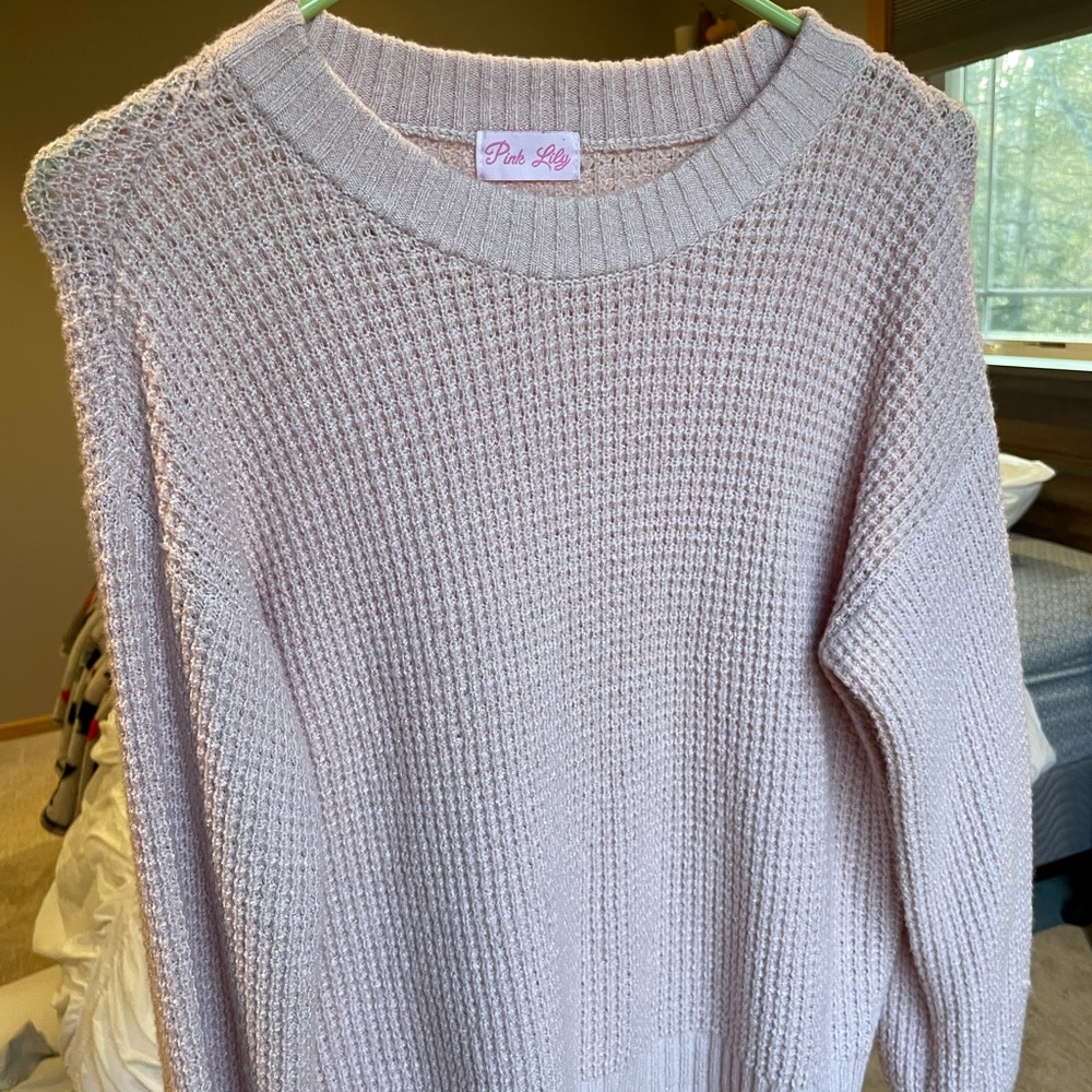 Pink Lily Sweater